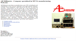 Desktop Screenshot of abmillimetre.com